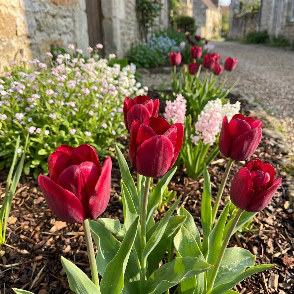 Red tulips