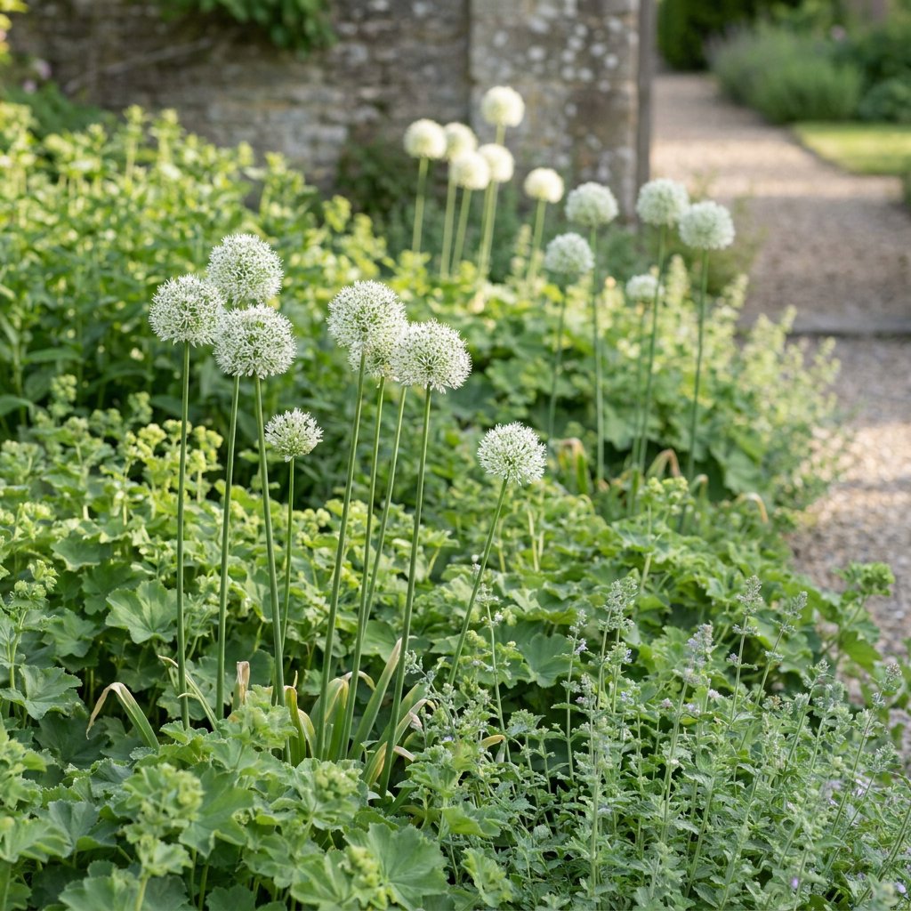White allium