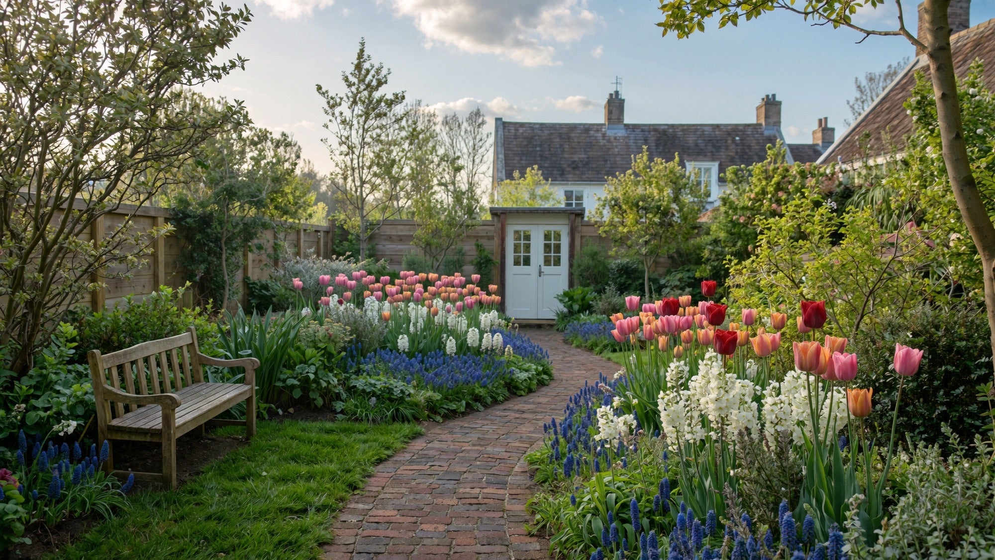 Romantische tuin