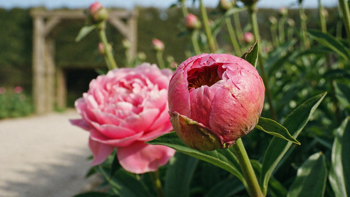 Racines de pivoines