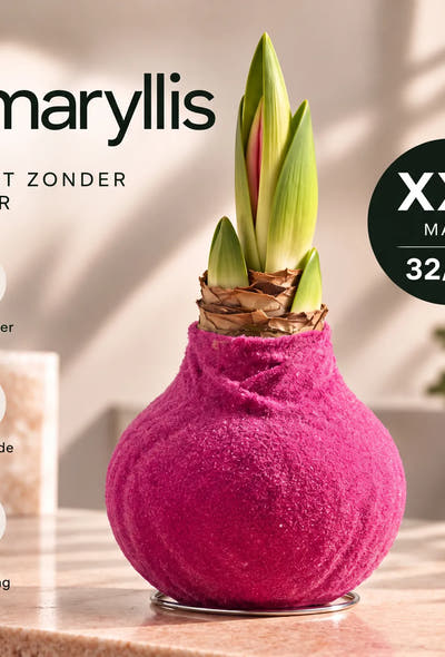 Hippeastrum Pink Velvet Wax