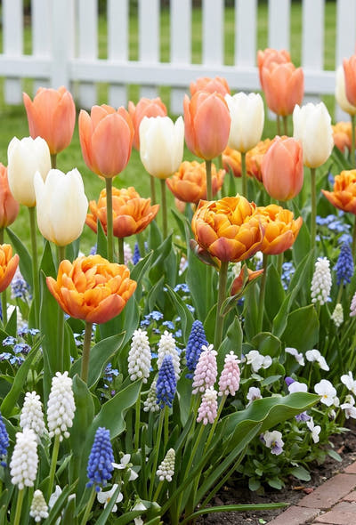 Jardin coloré — Printemps joyeux