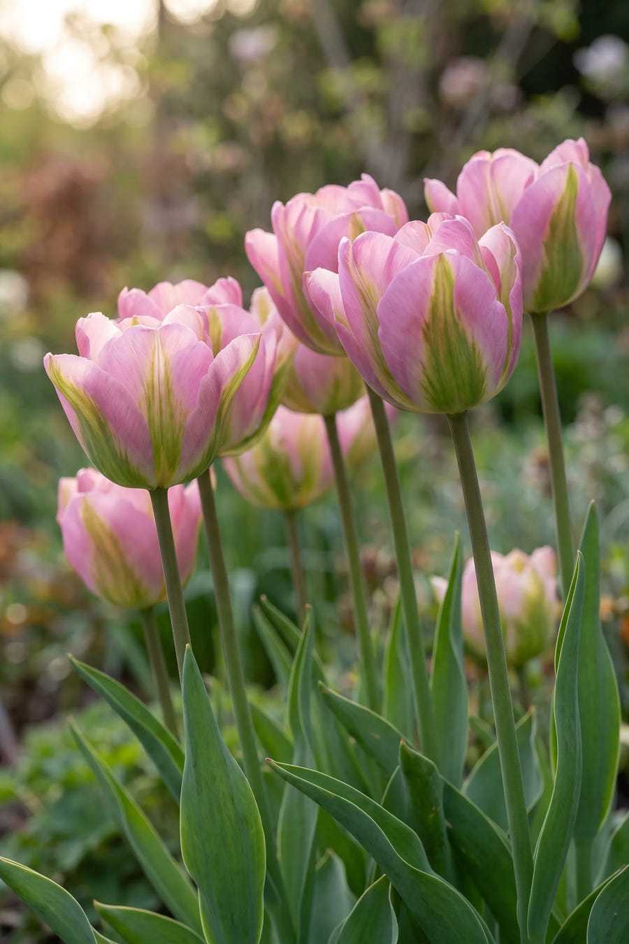 Detail van de bloemblaadjes van Tulipa Groenland
