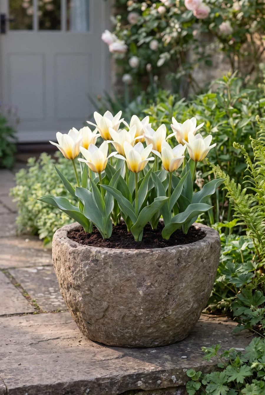 Tulipa Concerto — in pot op terras