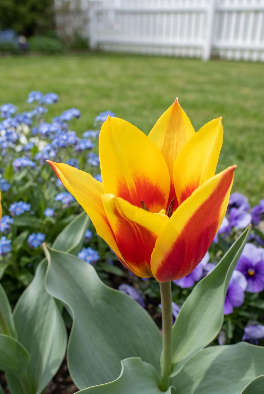 Tulipa Stresa — close-up van de bloem