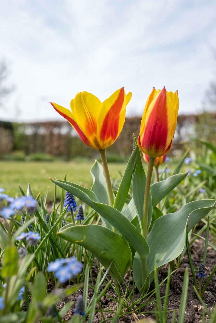 Tulipa Stresa — in de tuin