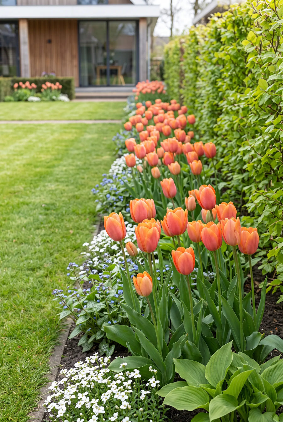 Tulipa Jimmy — in de border
