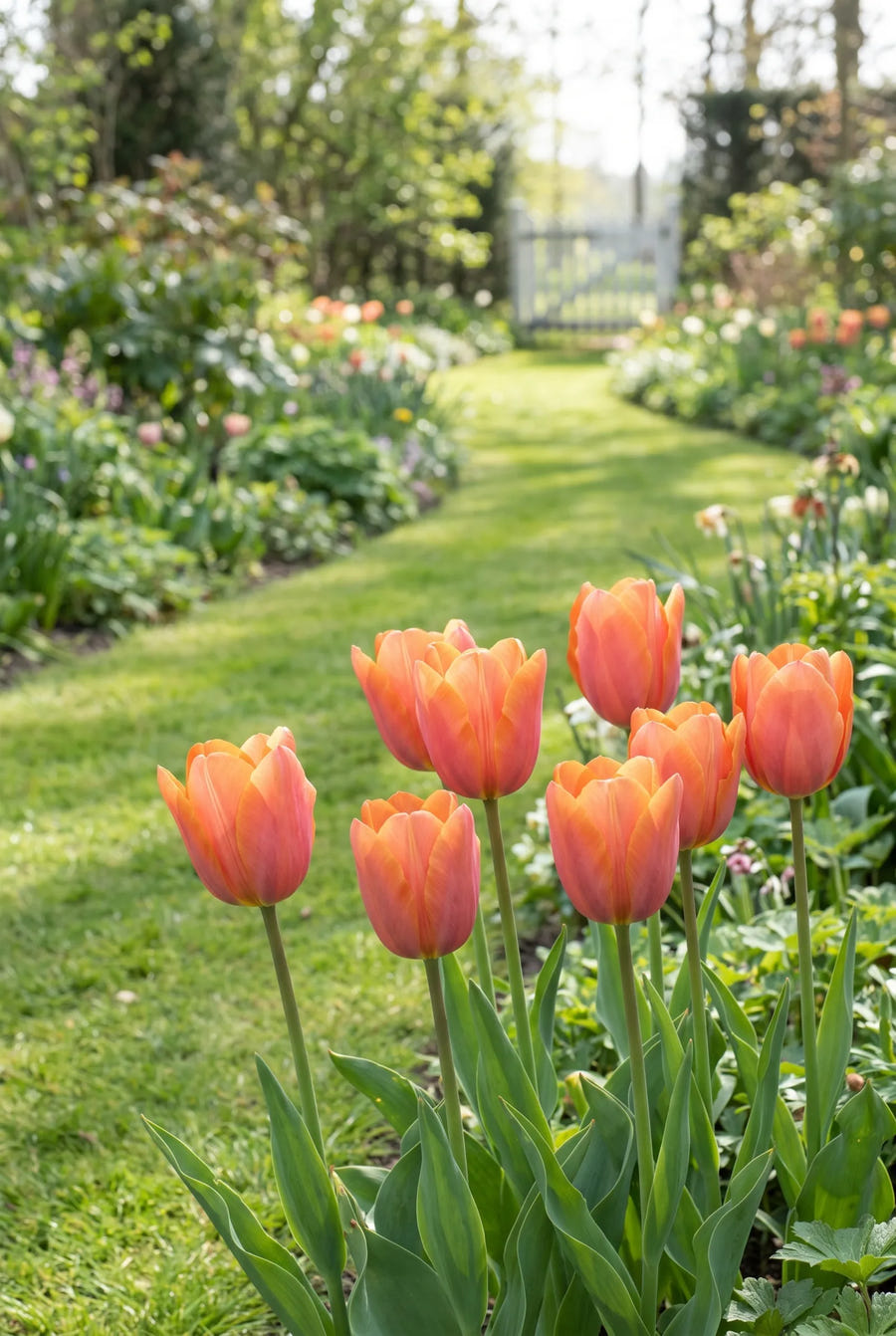 Tulipa Jimmy — in de tuin