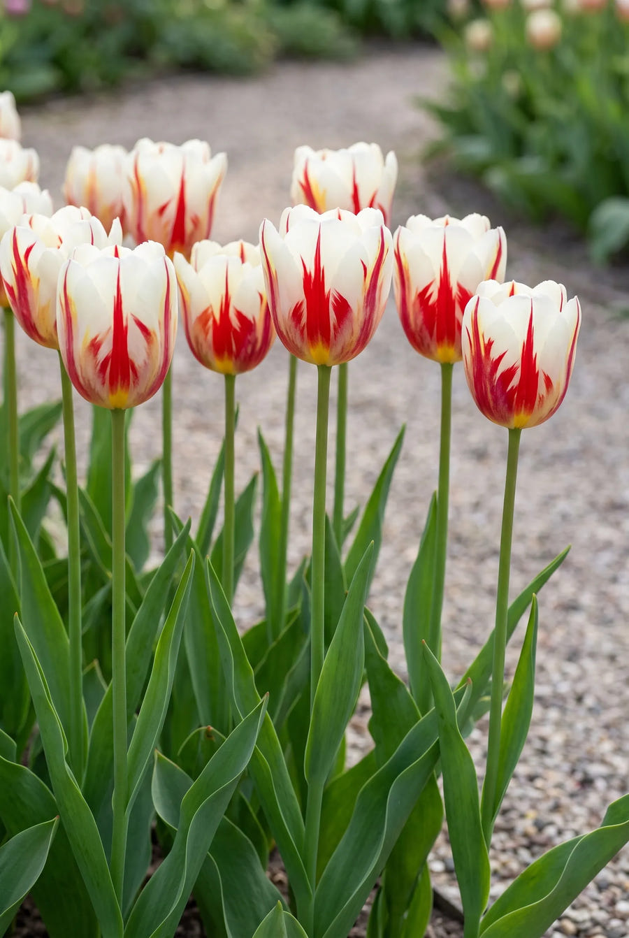 Tulipa Carnaval de Rio — groep in de tuinborder