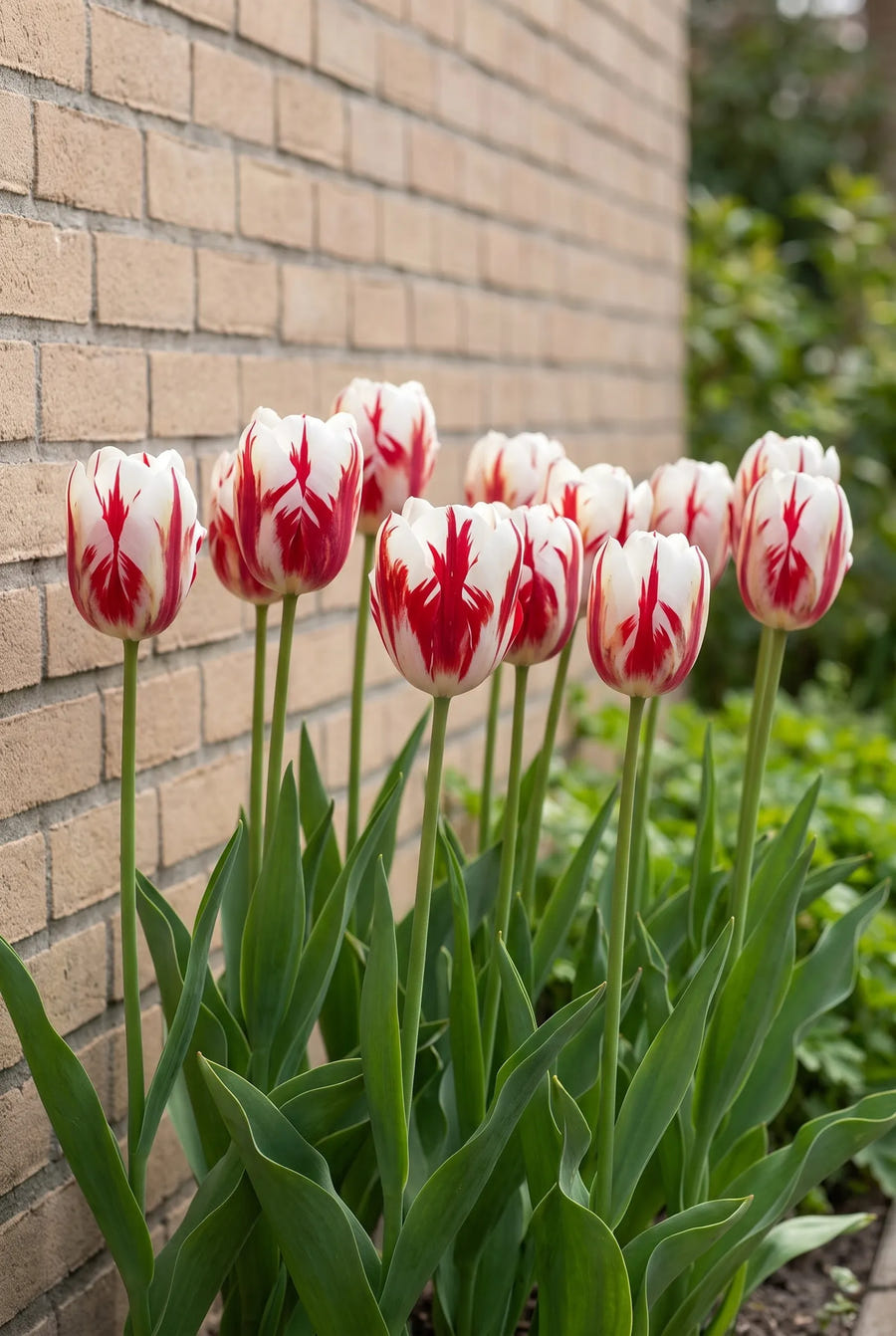Tulipa Grand Perfection — groep in de tuinborder