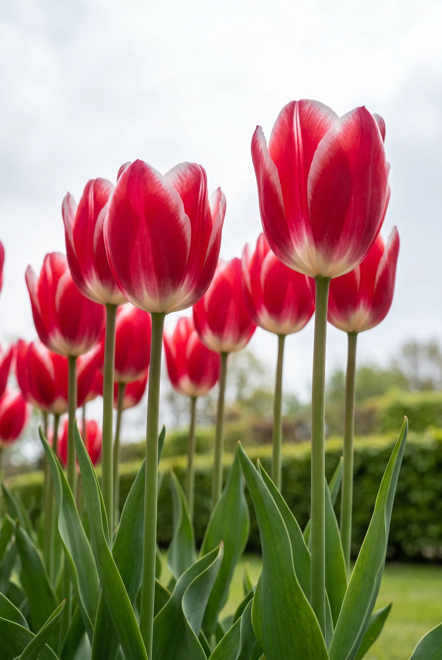 Tulipa Leo Visser — in de tuin