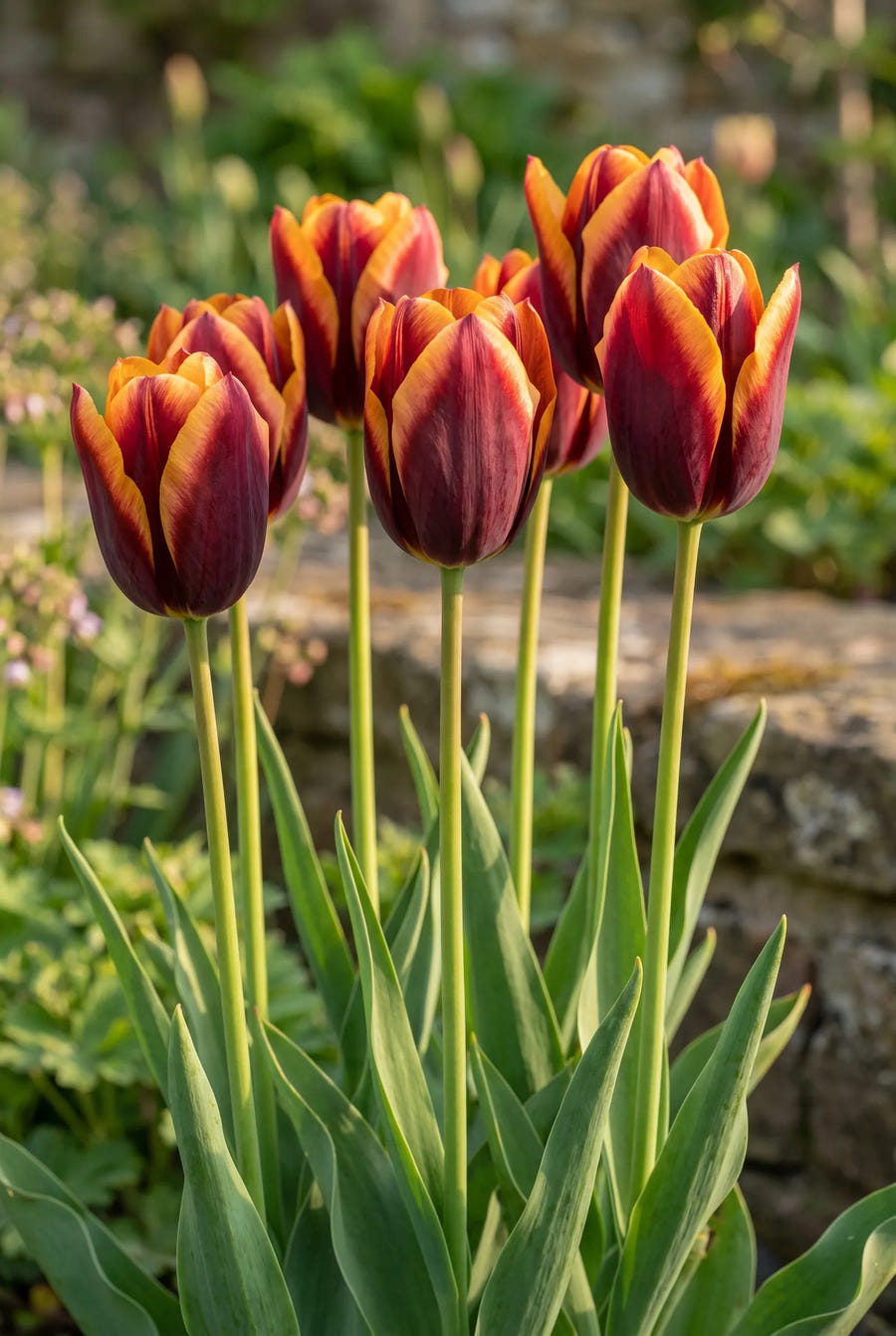 Tulipa Muvota — in de border