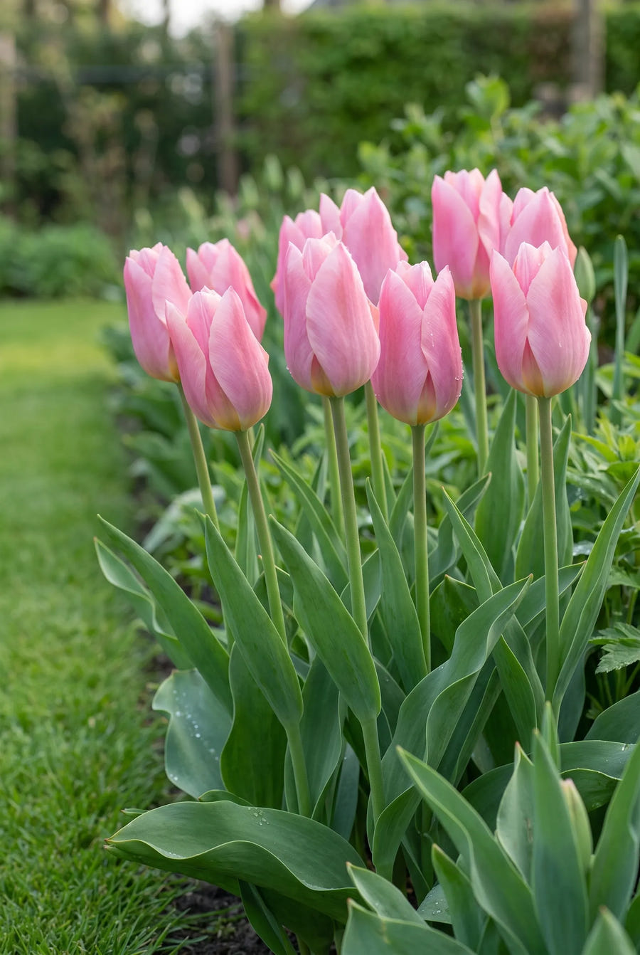 Tulipa Albert Heijn — in de border