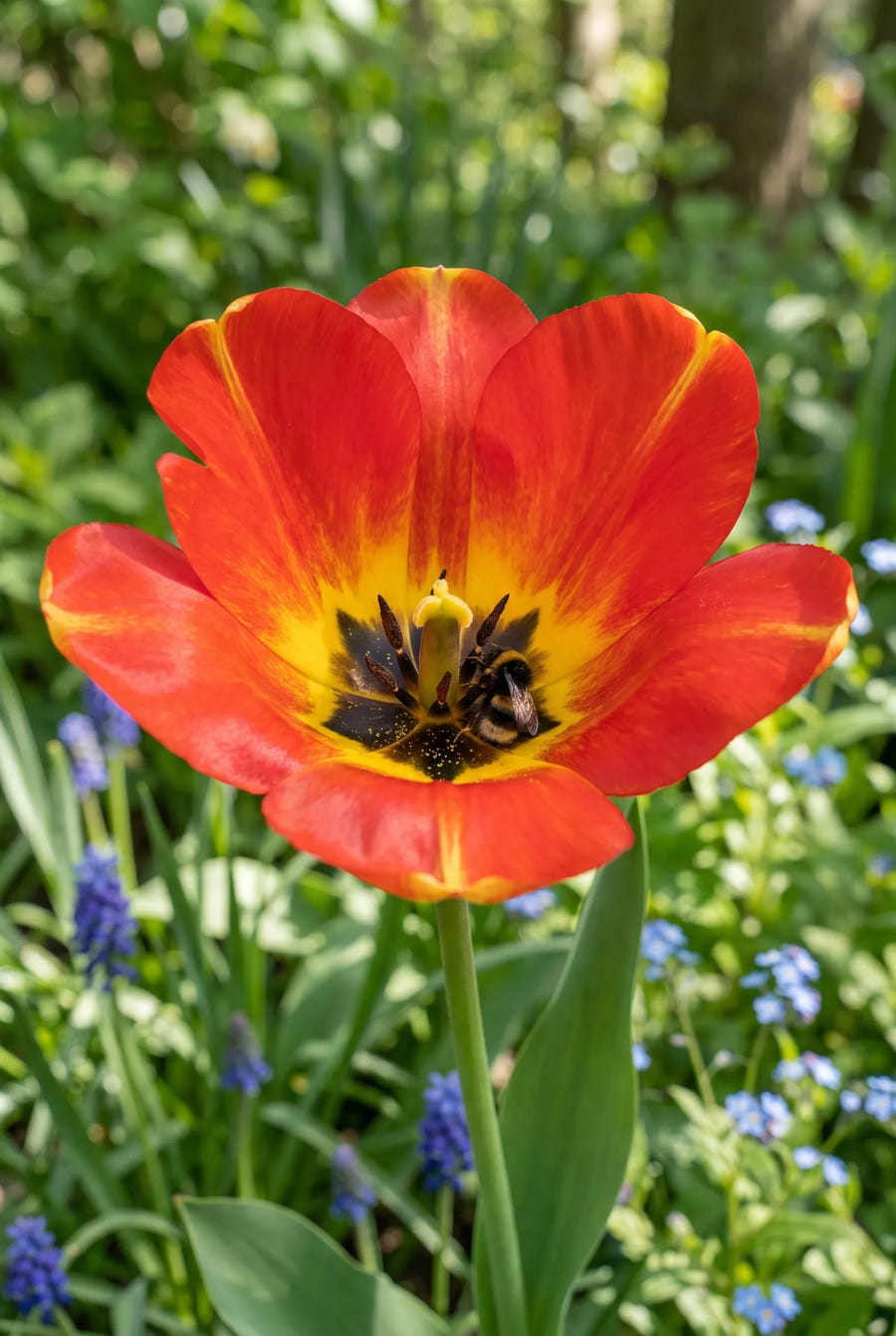 Tulipa American Dream — hart van de bloem