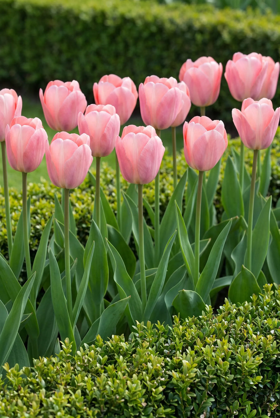 Tulipa Mystic van Eijk — groep in de tuinborder