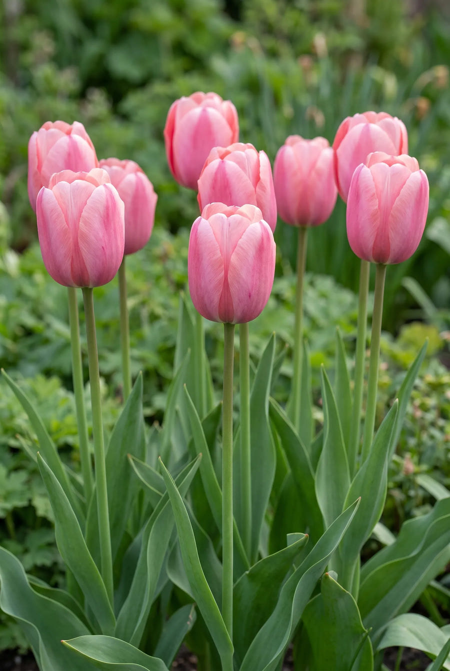 Tulipa Pink Impression — in de tuin