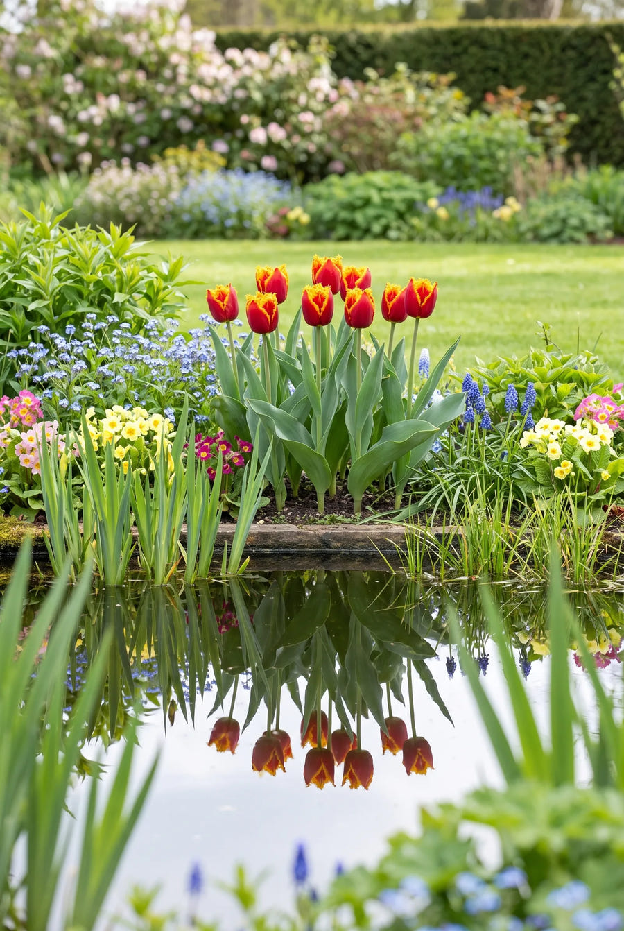 Tulipa Fabio in de tuin