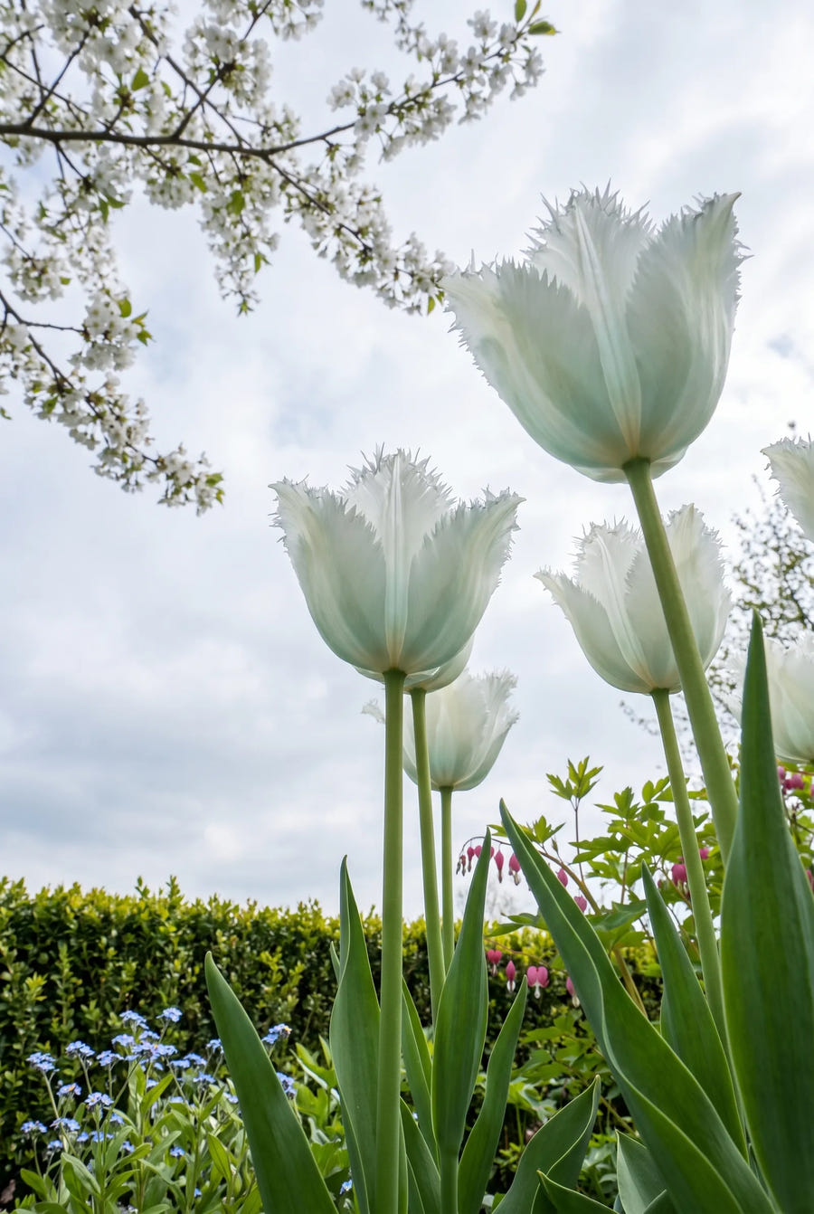 Tulipa Honeymoon — in de tuin