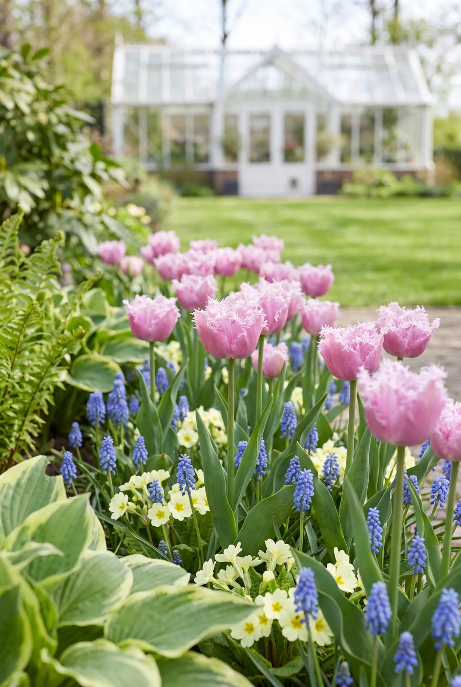 Tulipa Perth — in de tuin