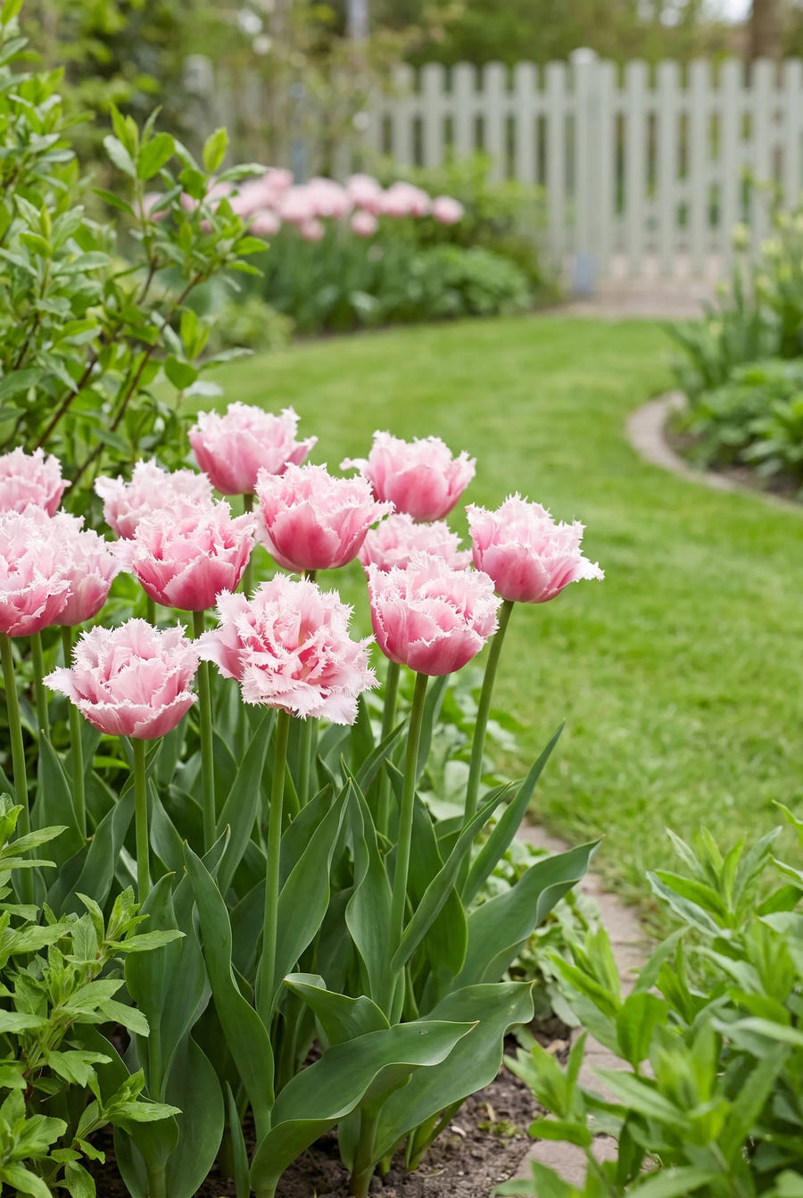 Tulipa Queensland — in de tuin