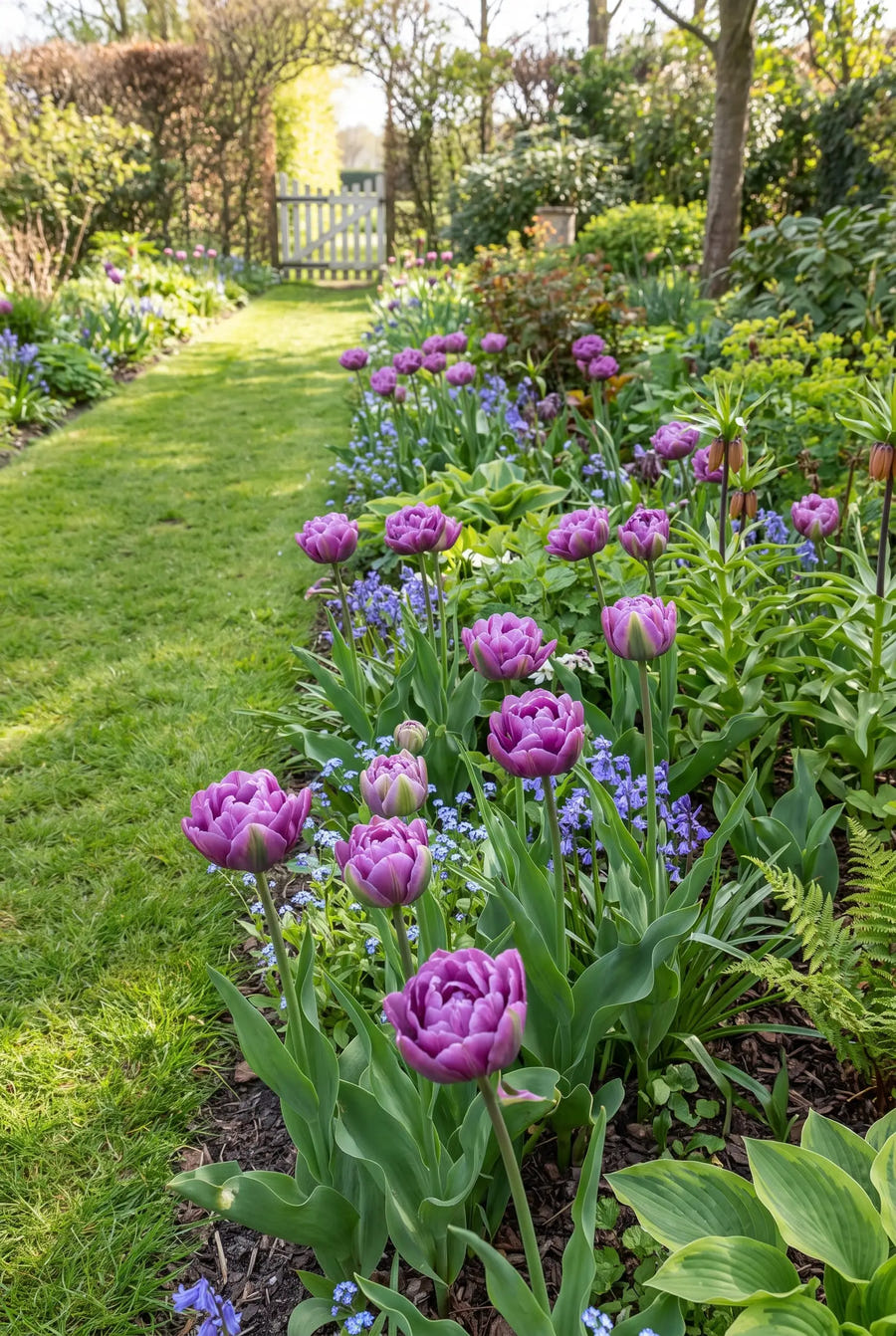 Tulipa Blue Wow premium — in de border
