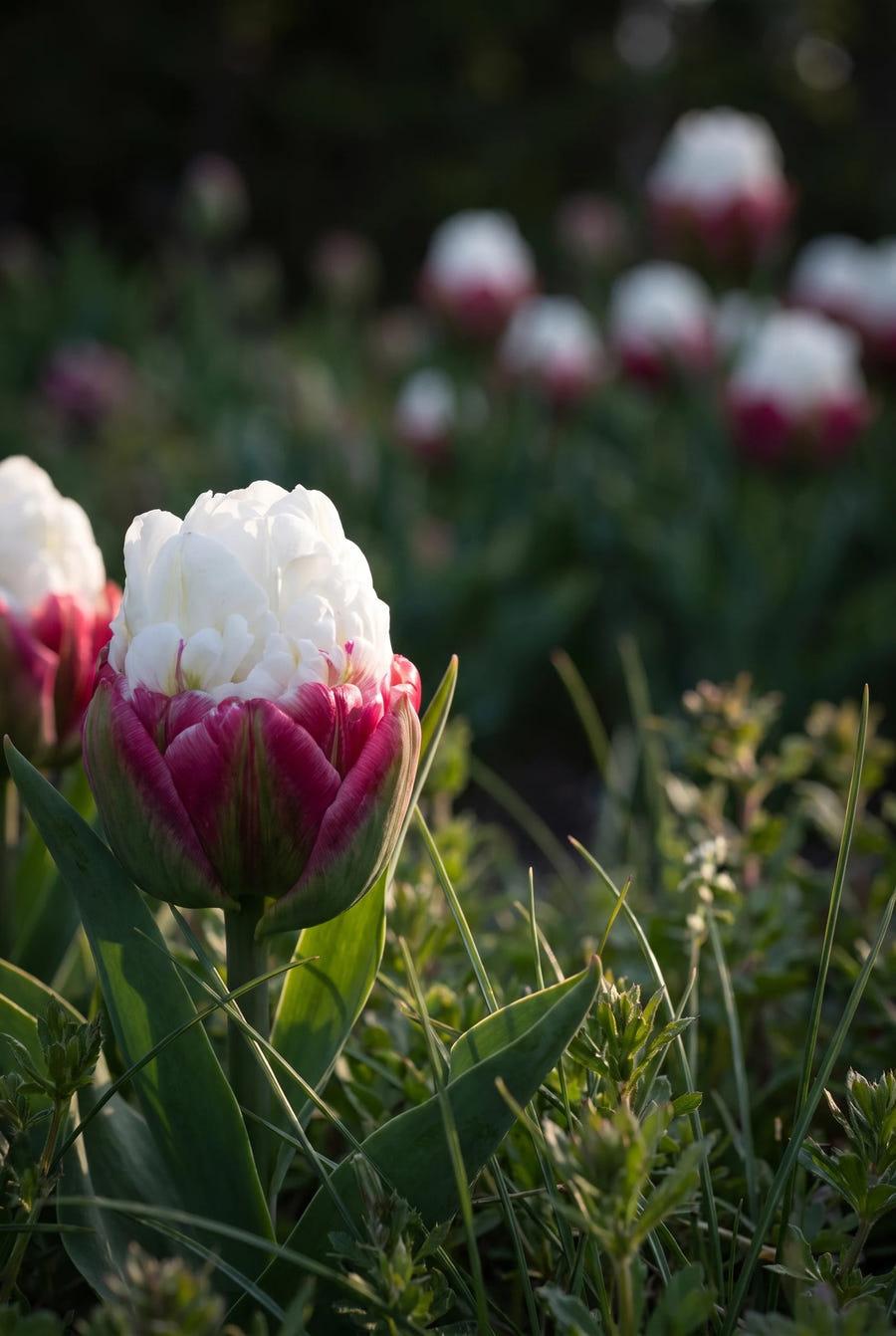 Tulipa Ice Cream — close-up van de bloem