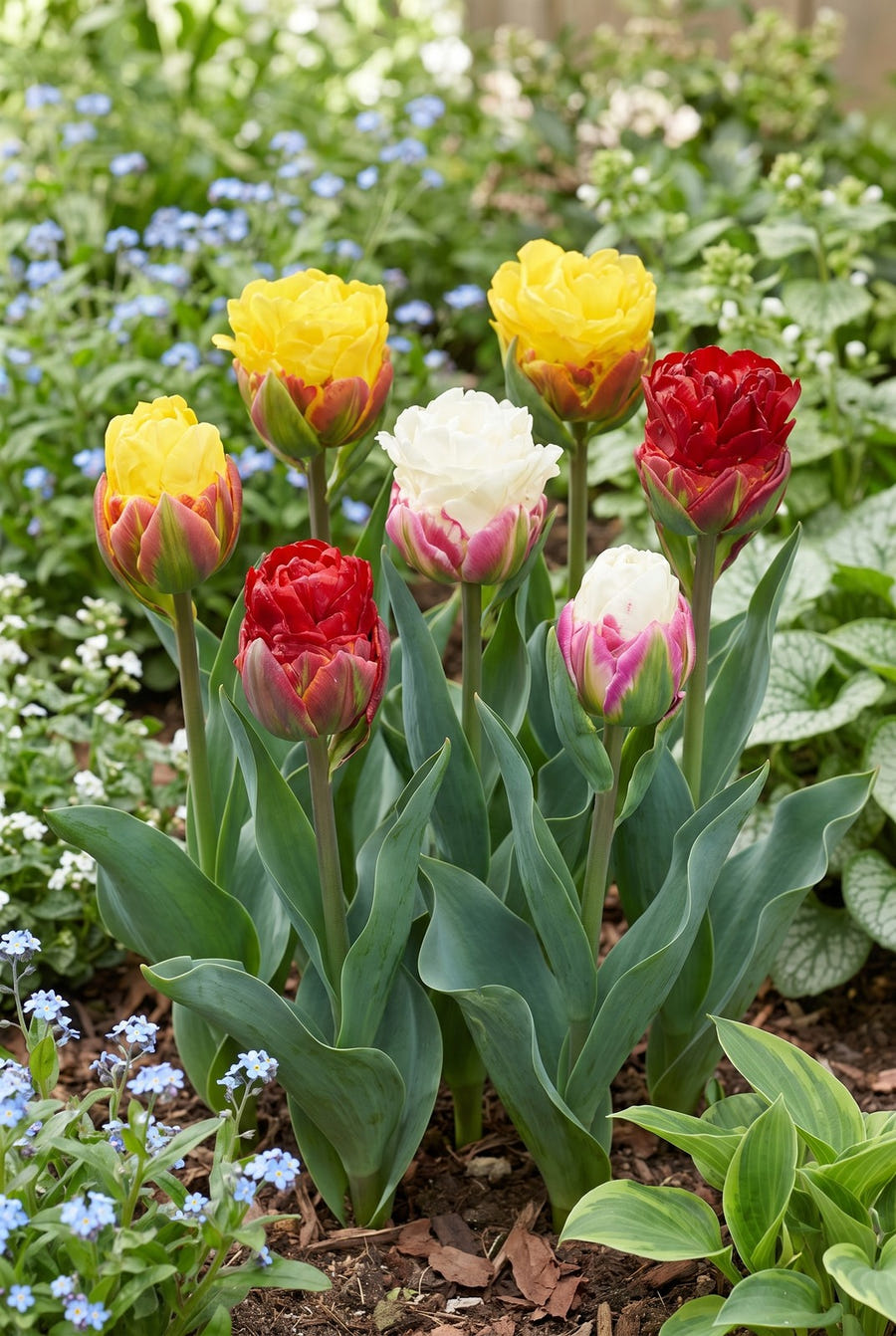 Tulipa Ice Cream Garden — in de border