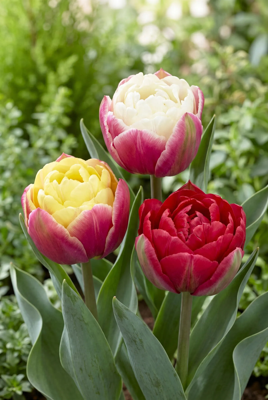 Tulipa Ice Cream Garden — close-up van de bloem