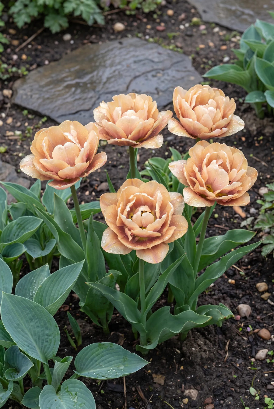 Tulipa La Belle Epoque — in de tuin