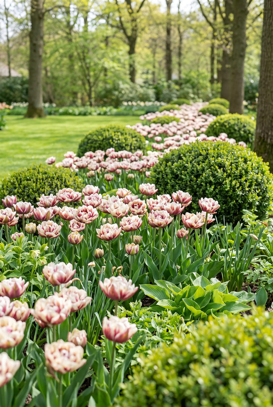 Tulipa Wyndham — in de border