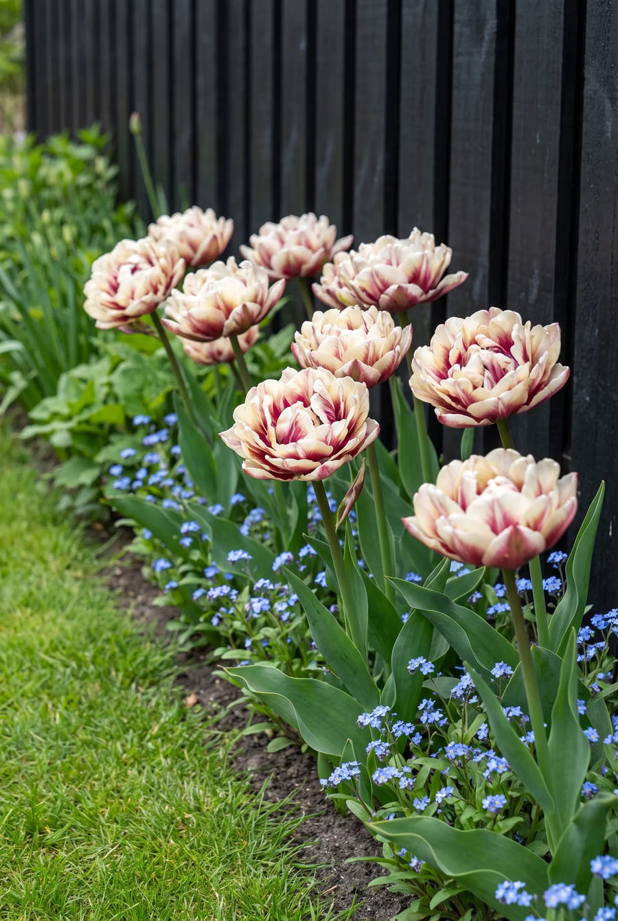 Tulipa Wyndham — in de tuin