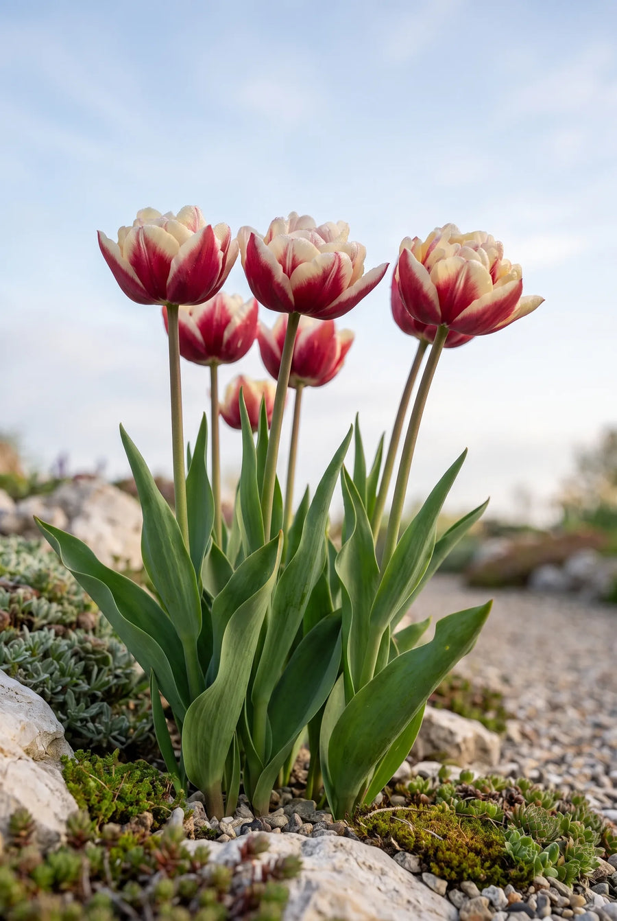 Tulipa Wyndham — in de tuin