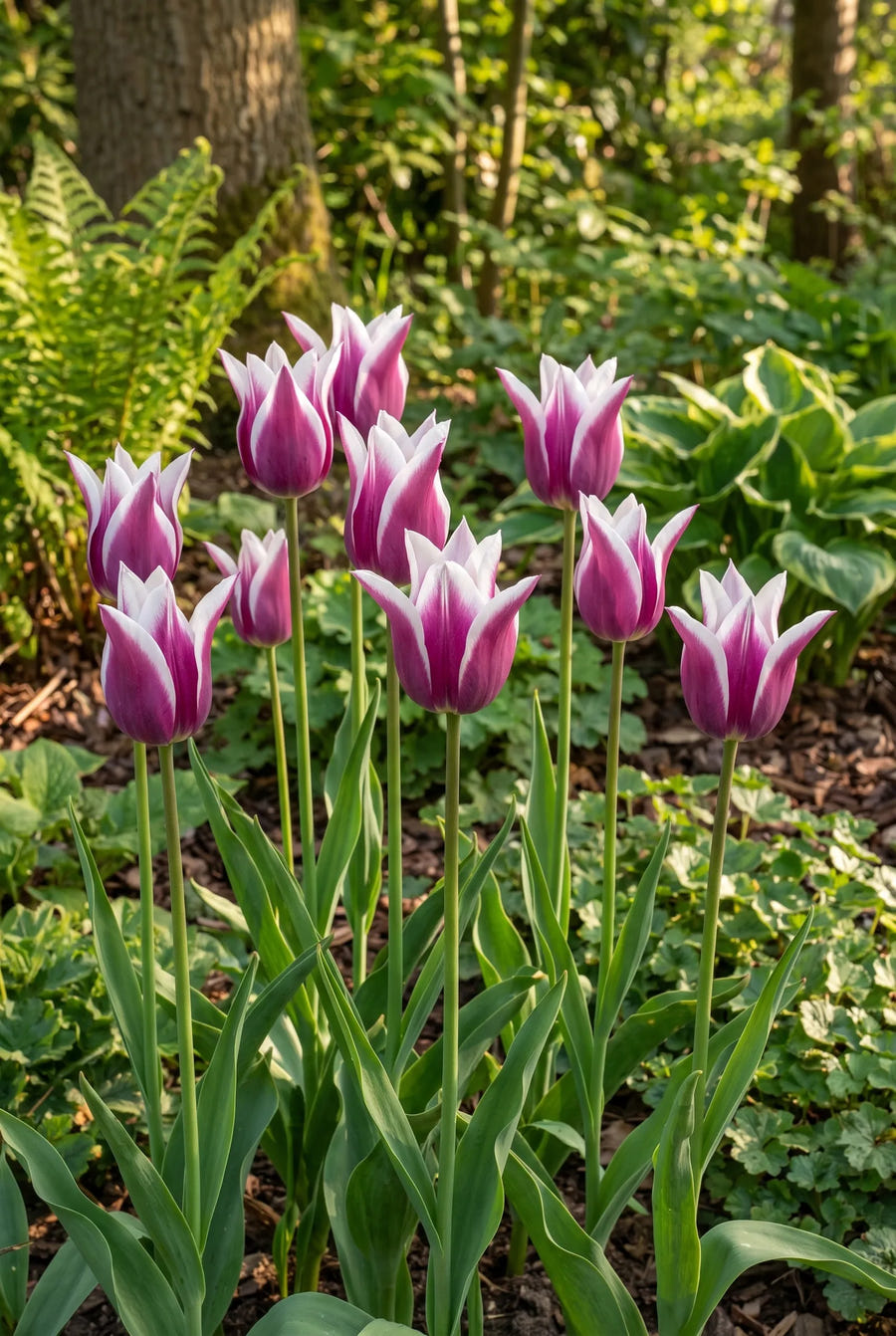 Tulipa Ballade — groep in de tuinborder