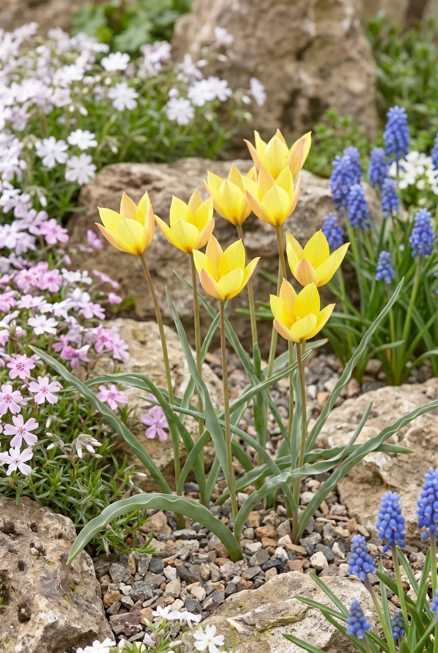 Tulipa Batalinii Bright Gem — in de border