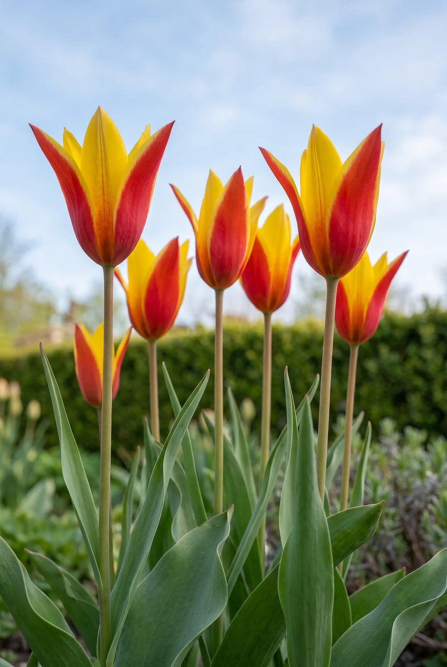 Tulipa Clusiana Tubergens Gem — in de tuin