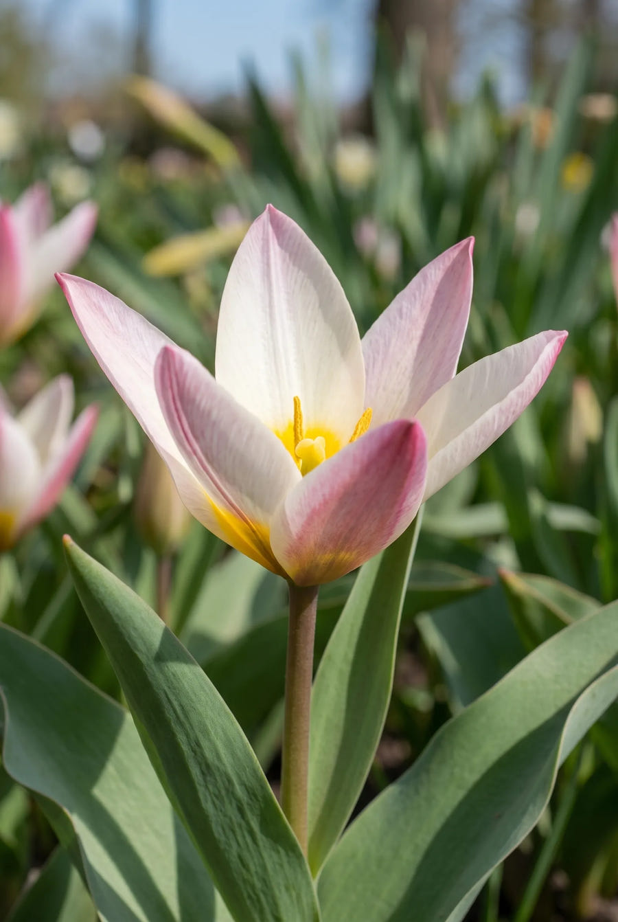 Tulipa Hilde — close-up van de bloem