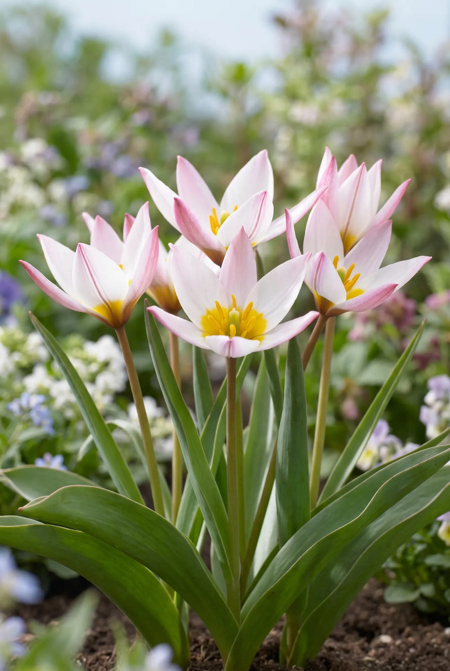 Tulipa Hilde — in de tuin