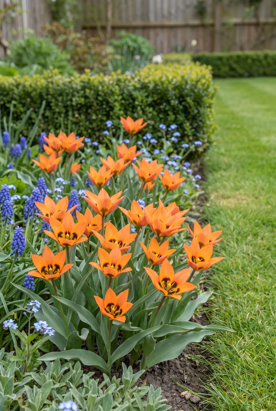 Tulipa Little Princess — in de border