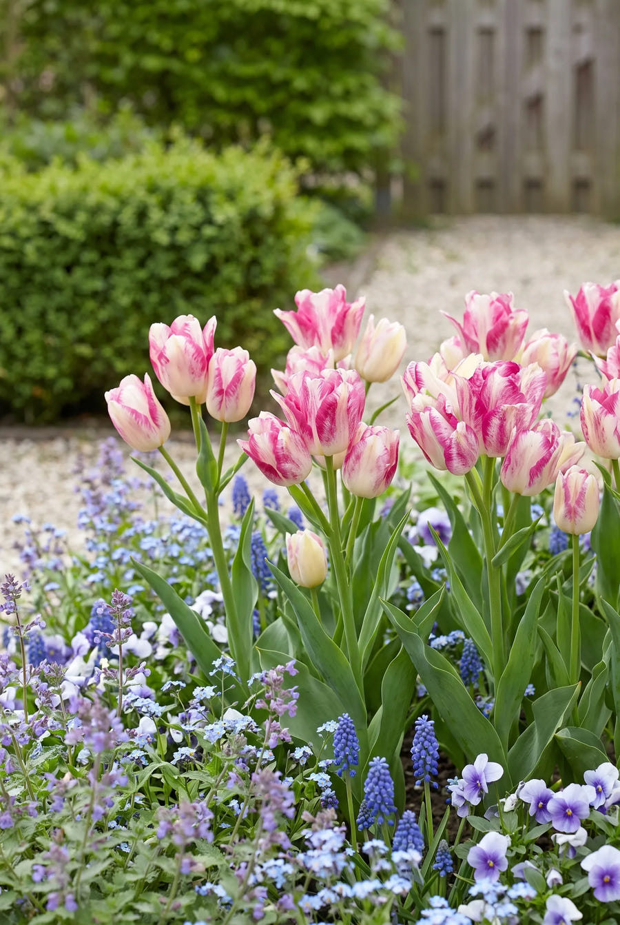 Tulipa Dream Club — groep in de tuinborder