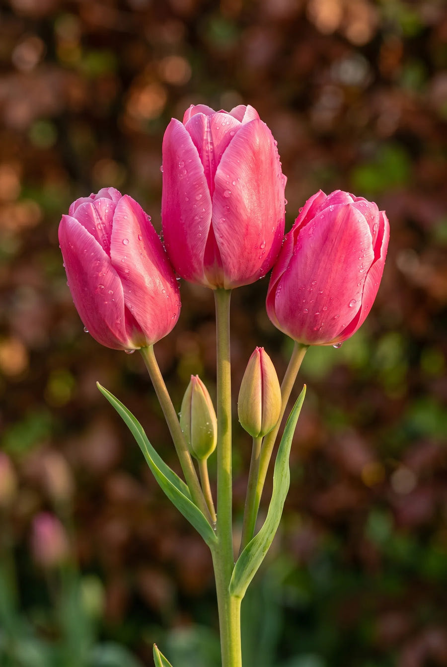 Tulipa Happy Family — close-up van de bloem