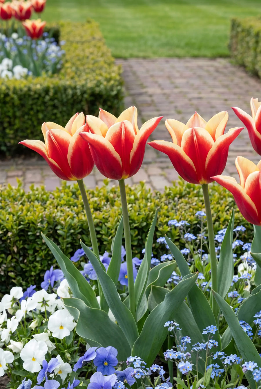 Tulipa Elegant Crown — in de tuin