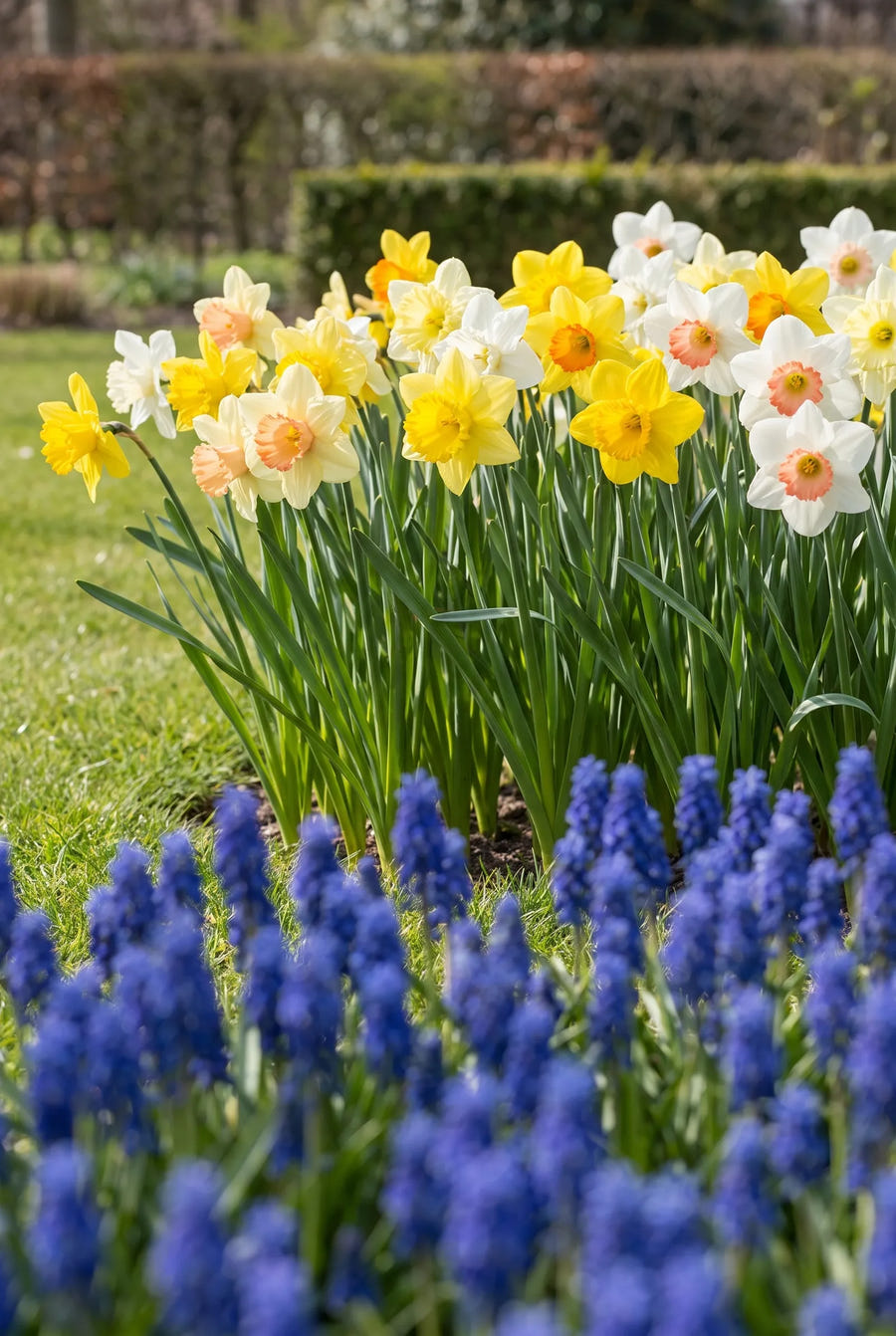 Narcissus All Types Mixed — in de tuin