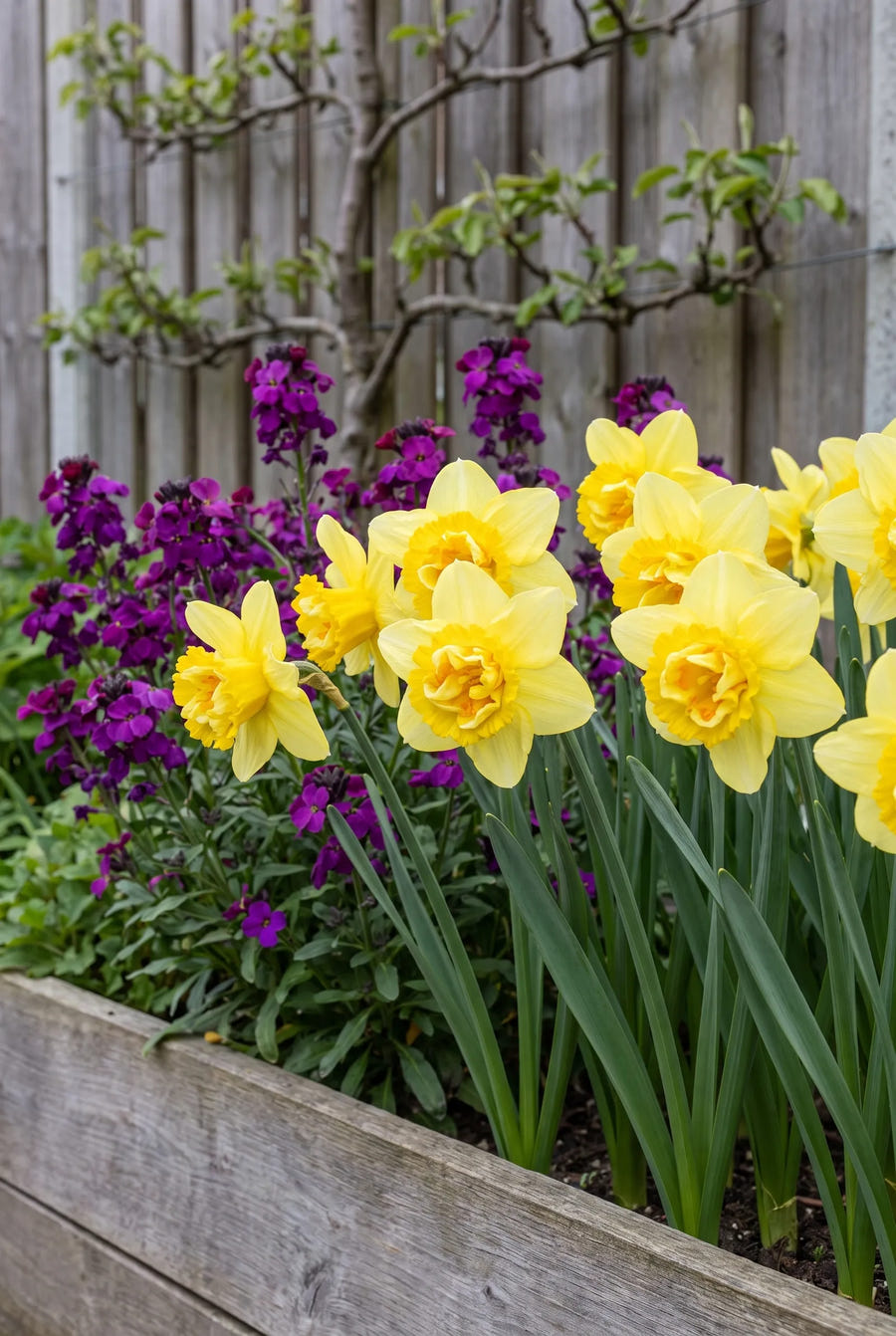 Narcissus Milena — in de border