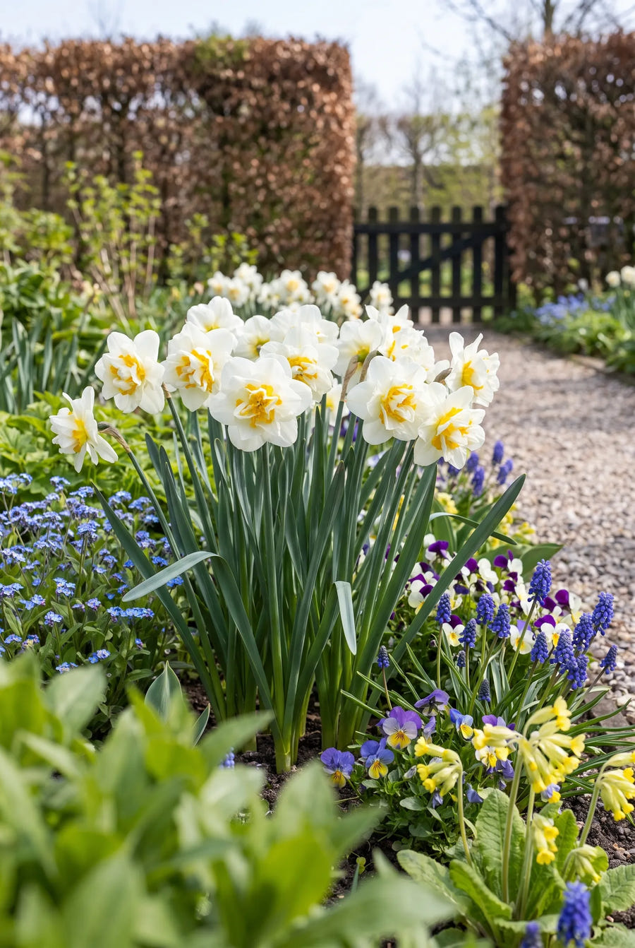 Narcissus Salou — in de tuin