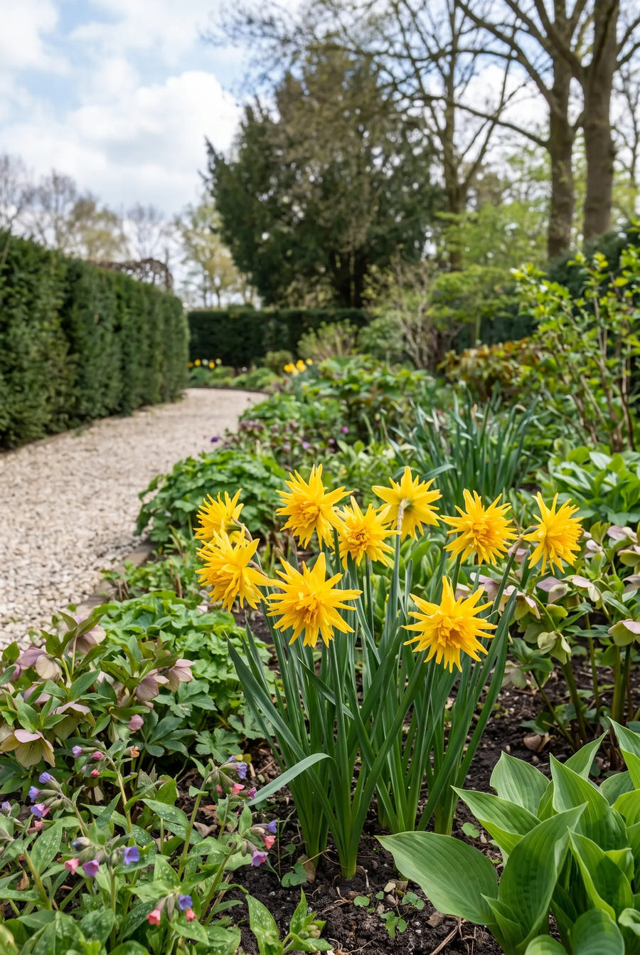 Narcissus Rip van Winkle — in de tuin