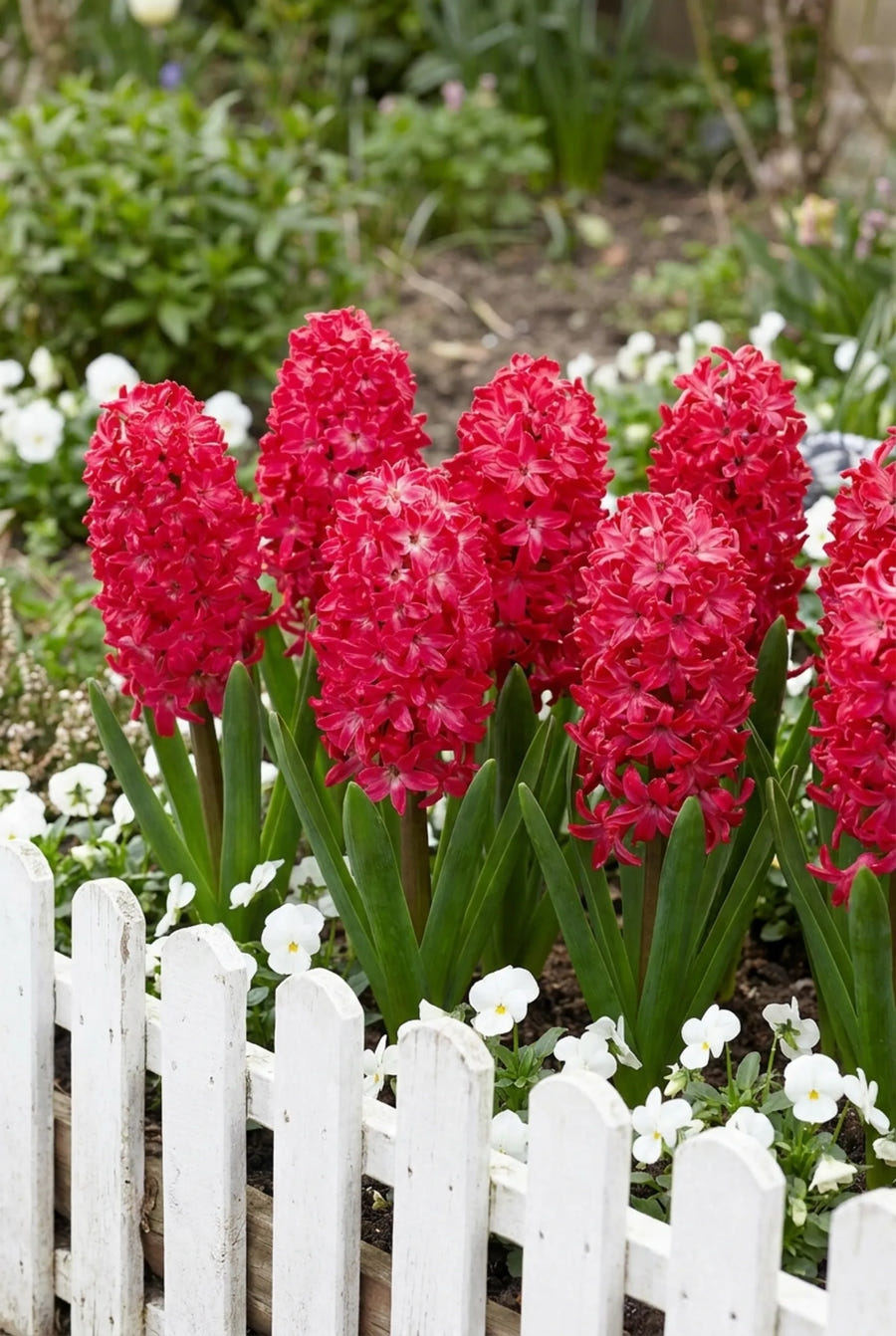 Hyacinthus Jan Bos — in de border
