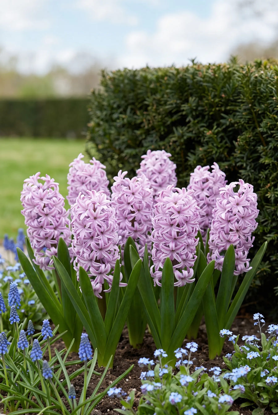 Hyacinthus Splendid Cornelia — in de border