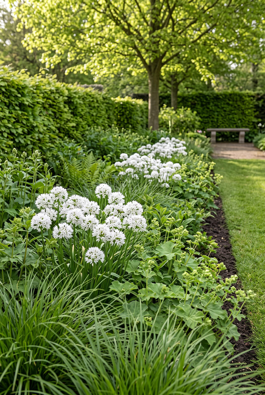 Allium Graceful Beauty — groep in de border