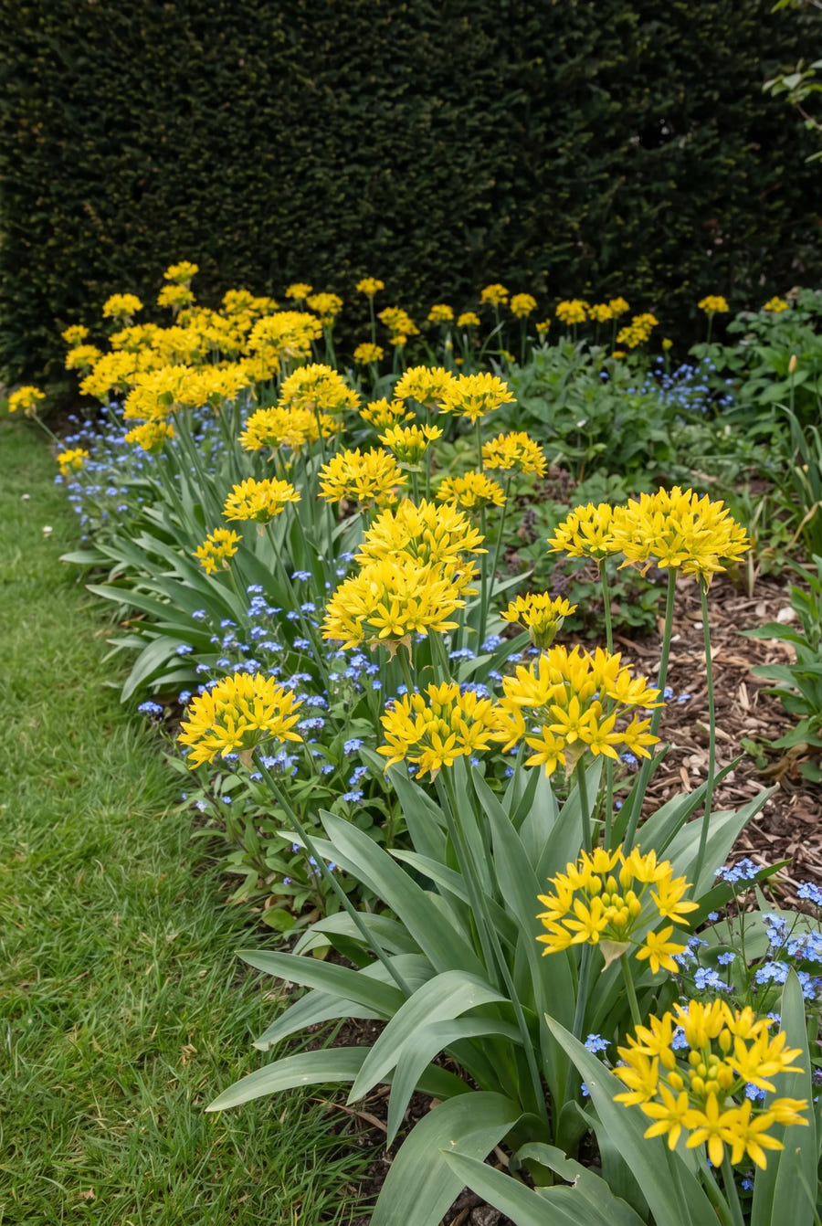 Allium Moly — in de border