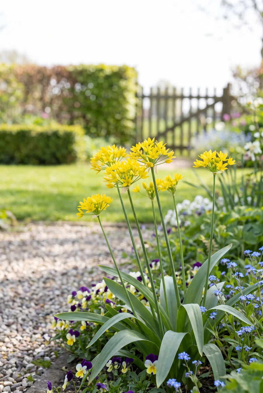 Allium Moly — in de tuin